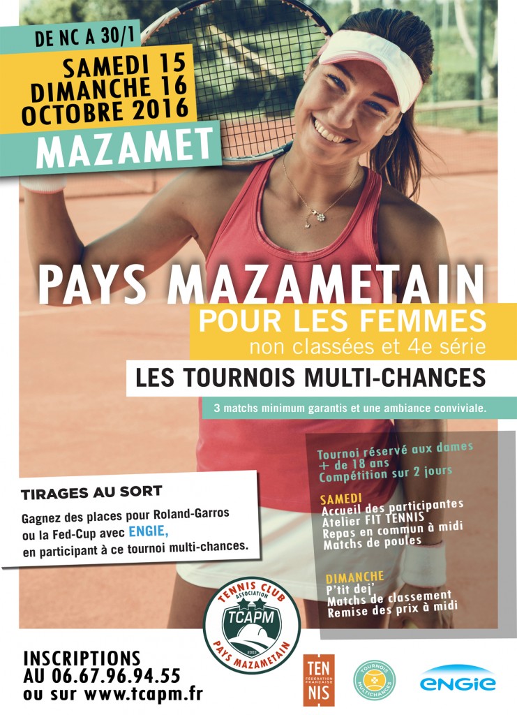 TCAPM - Affiche TMC Dames Pays Mazamétain Automne 2016 PETITE
