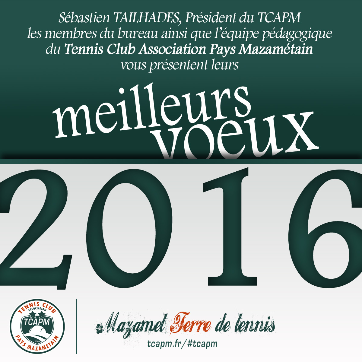 TCAPM - Voeux 2016