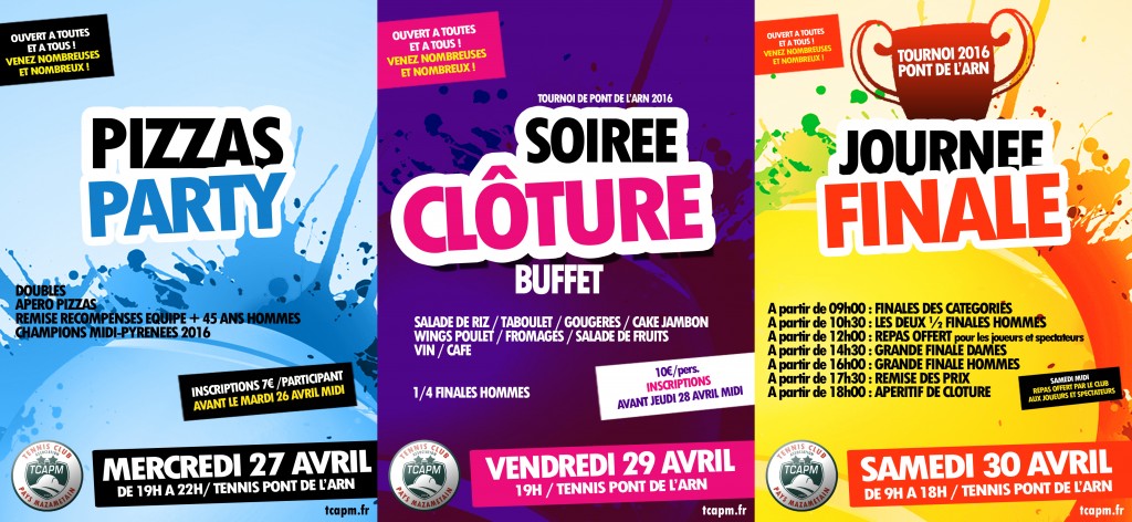 Animations Tournoi Pont de l'Arn 2016