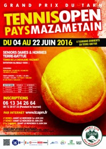 TCAPM - Affiche  Open Pays Mazamétain 2016 pour site 2